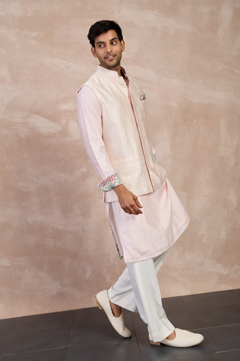 Maze Nehru Jacket Set